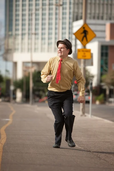 Businessman In A Rush — Stock Photo, Image