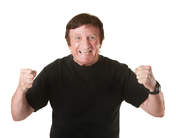 Excited Mature Man — Stock Photo, Image