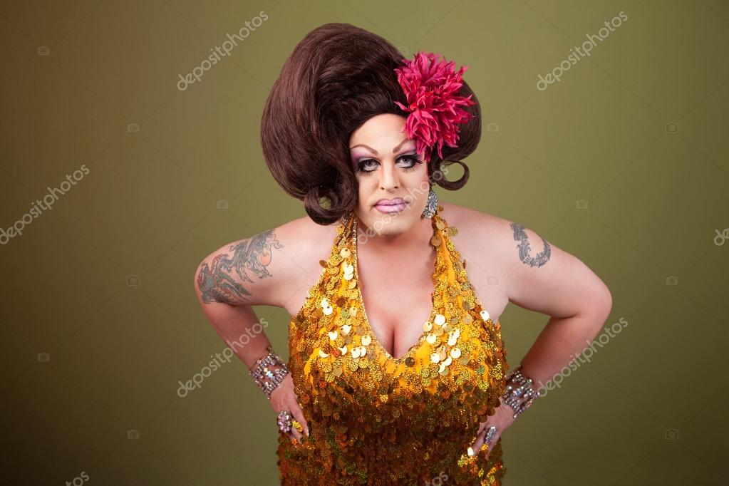 Serious Drag Queen — Stock Photo © creatista 40724987