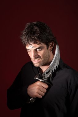 athame ile erkek cadı