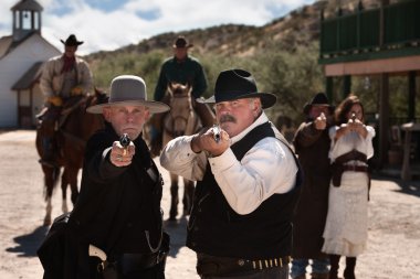 silah ile sert gunfighters