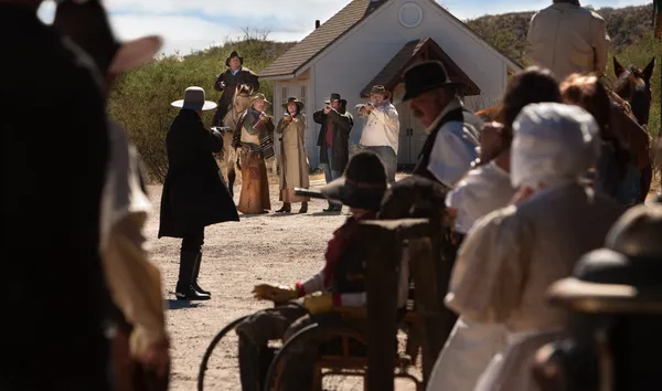 Old West Showdown — Stock Photo, Image