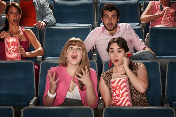 Amazed People In Theater — Stock Photo, Image