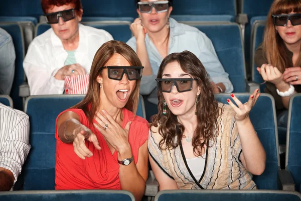 Observadores de películas 3D — Foto de Stock