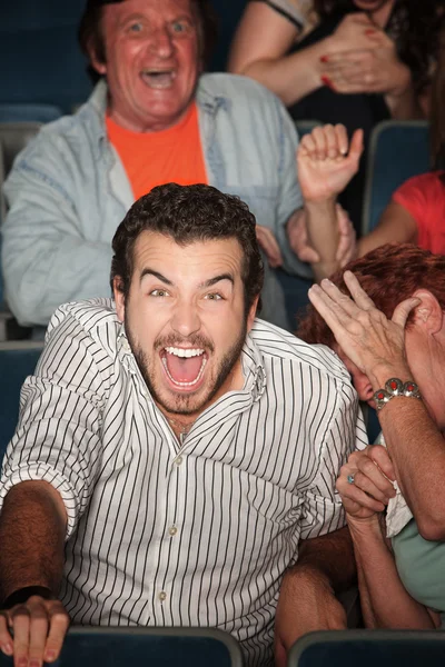 Man Laughs Out Loud — Stock Photo, Image