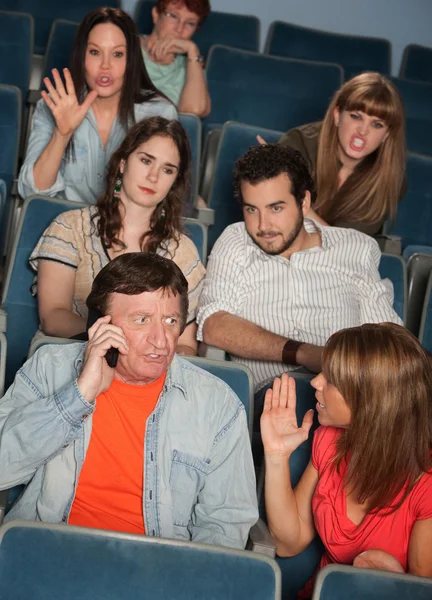 Irked Audience — Stock Photo, Image