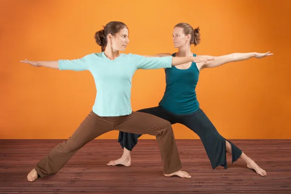 Yoga-Praxis — Stockfoto