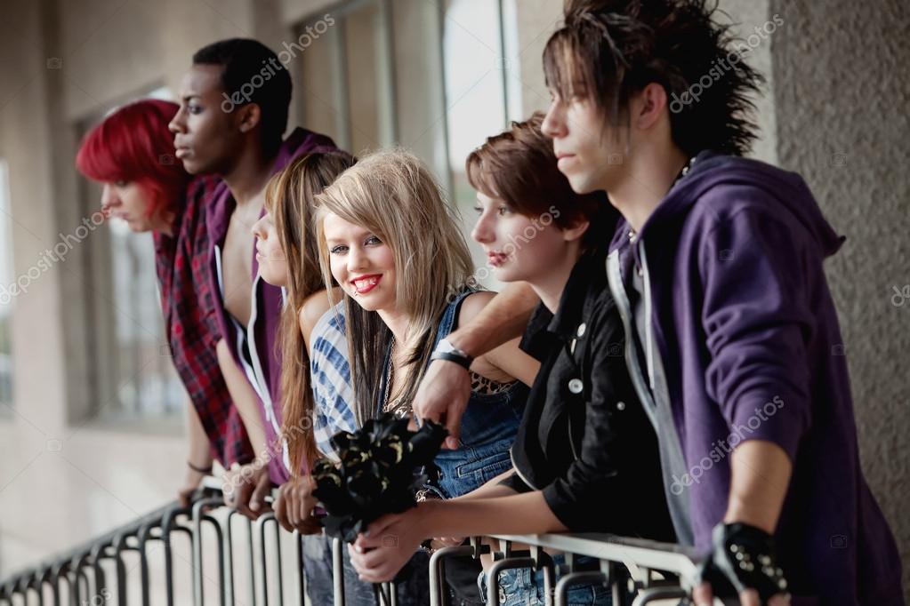 punk rock teens Punk rock teens