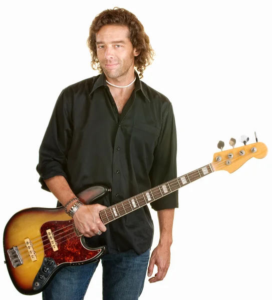 Man with Electric Guitar — Stock Photo, Image