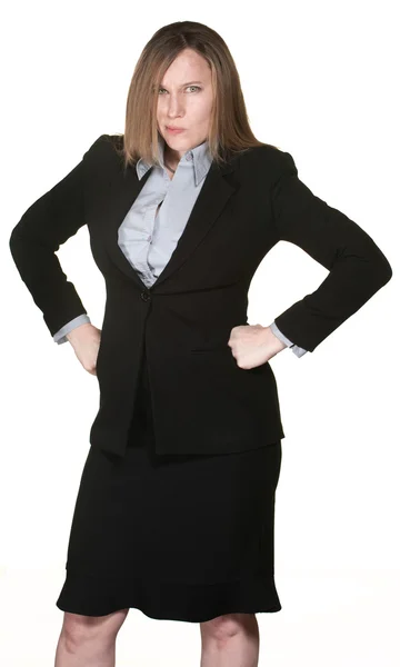 Angry Business Woman — Stock Photo, Image