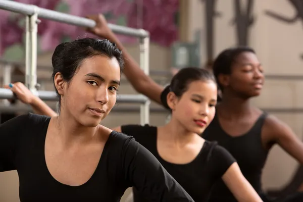 Three Ballet Students — Stock Photo, Image