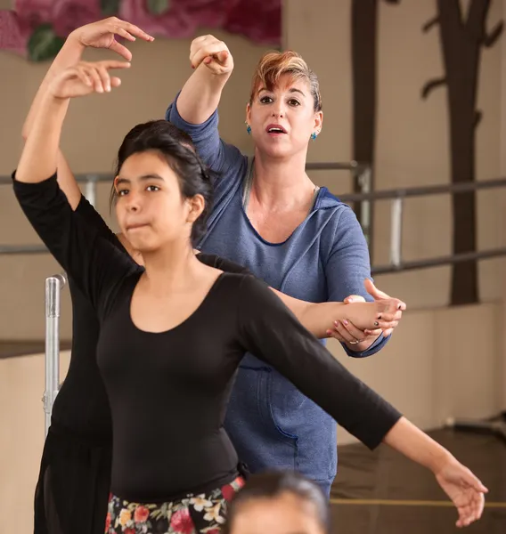 Busy Ballet Teacher — Stock Photo, Image