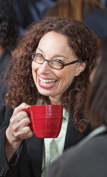 Riendo Mujer — Foto de Stock