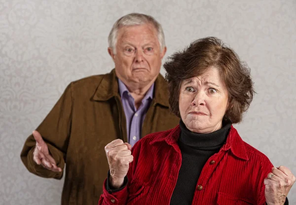 Offended Senior Woman — Stock Photo, Image