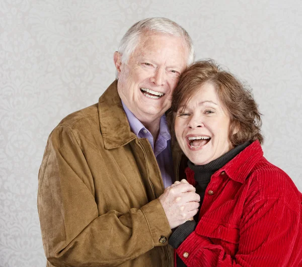 Laughing Senior Couple Royalty Free Stock Photos