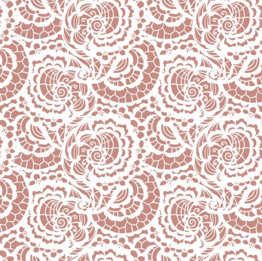 Çiçekli Dantel seamless modeli