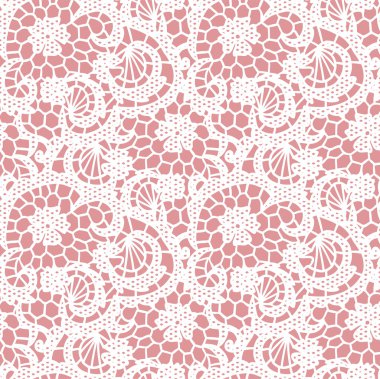 Çiçekli Dantel seamless modeli