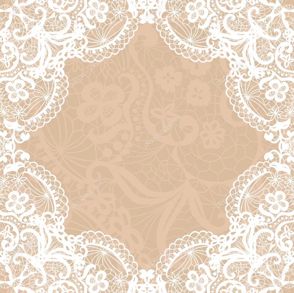 depositphotos_31165049 stock illustration vintage lace invitation card