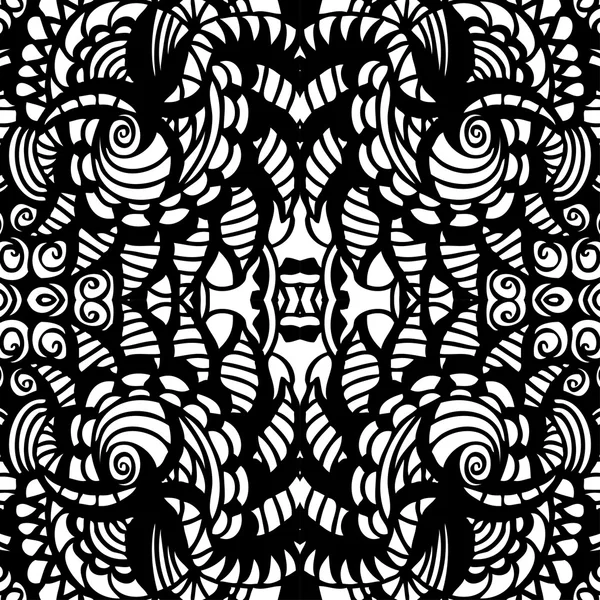 Lace vector fabric seamless pattern — Stock Vector