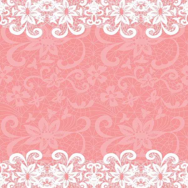 Horizontale nahtlose Hintergrund mit einem floralen Ornament — Stockvektor
