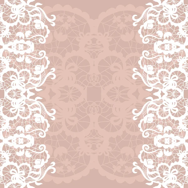 Fondo vertical sin costuras con un adorno floral — Vector de stock