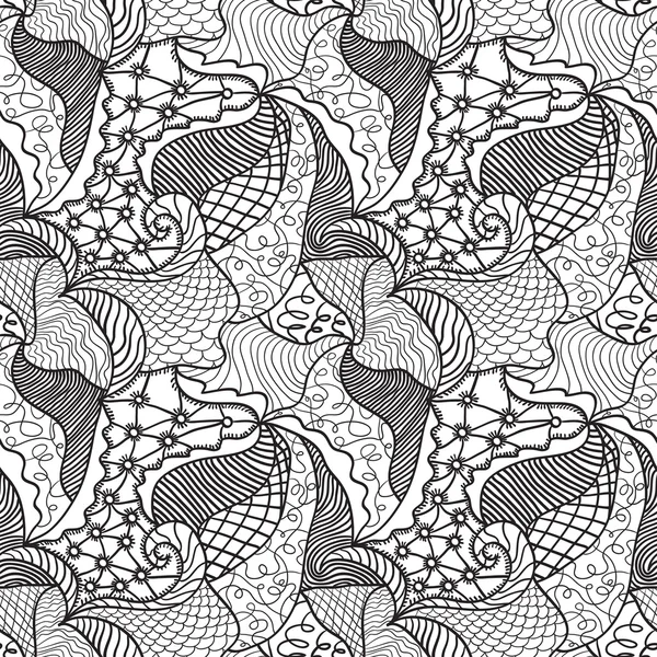 Tissu vectoriel dentelle motif sans couture — Image vectorielle