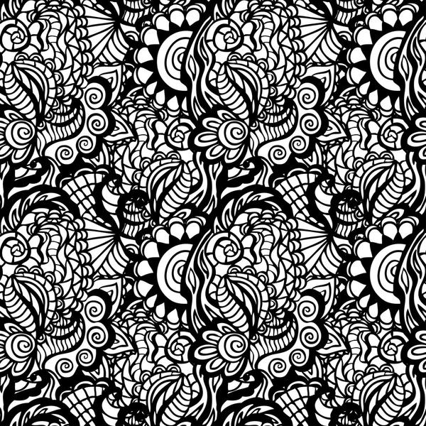 Hand drawn seamless pattern — Stock Vector