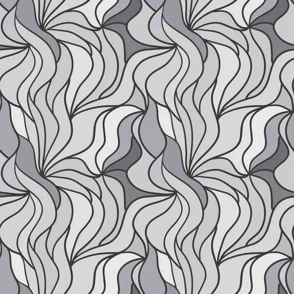 Бесшовный абстрактный векторный рисунок, волновой фон для волос — стоковый вектор