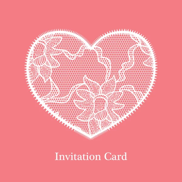 Einladung Hochzeitskarte — Stockvektor