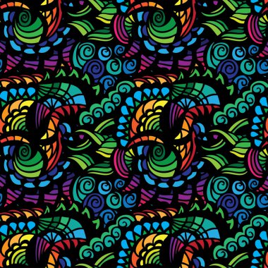 Mozaik vektör dalgalar ile seamless modeli