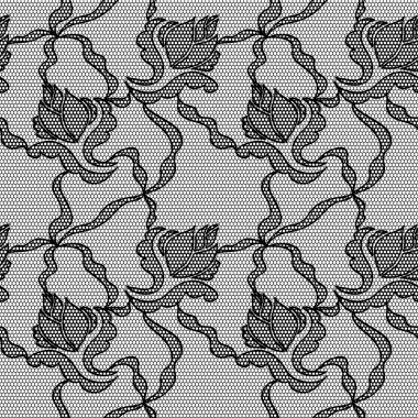 Çiçekli Dantel seamless modeli