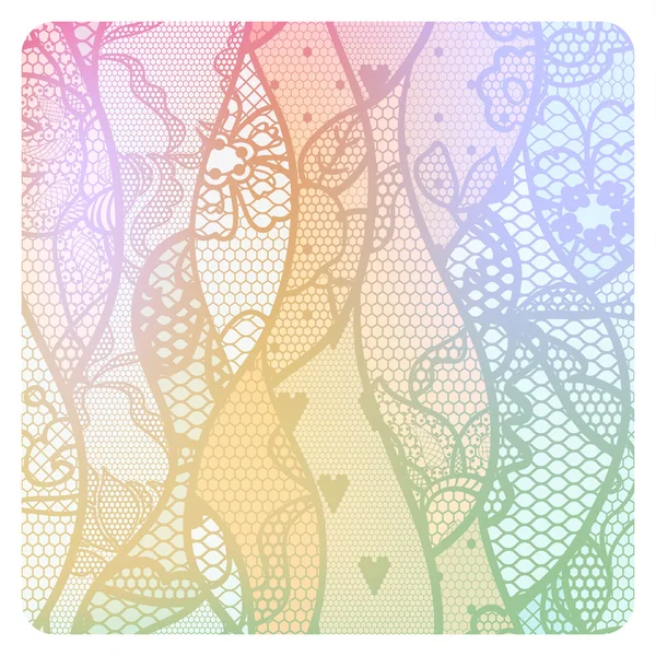 Lacy vintage background in soft colors. — Stock Vector