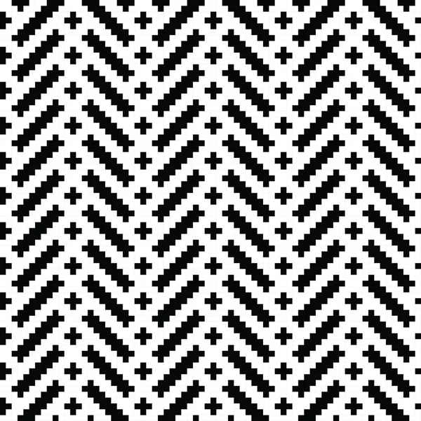 Monocromo elegante patrón sin costura — Archivo Imágenes Vectoriales