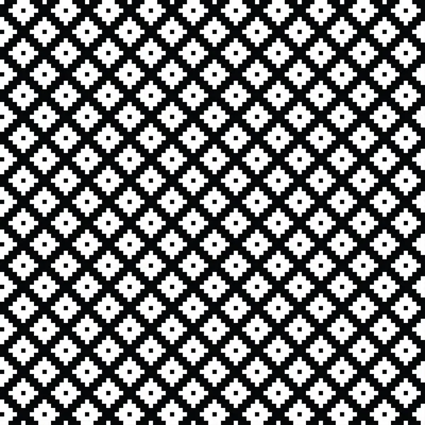 Monochrome élégant motif sans couture — Image vectorielle