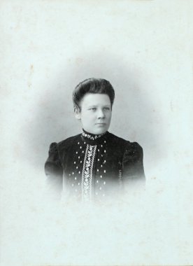 yetişkin kadın Vintage Fotoğraf.