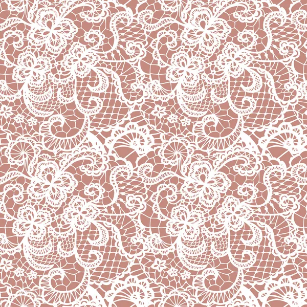 Dentelle motif sans couture — Image vectorielle