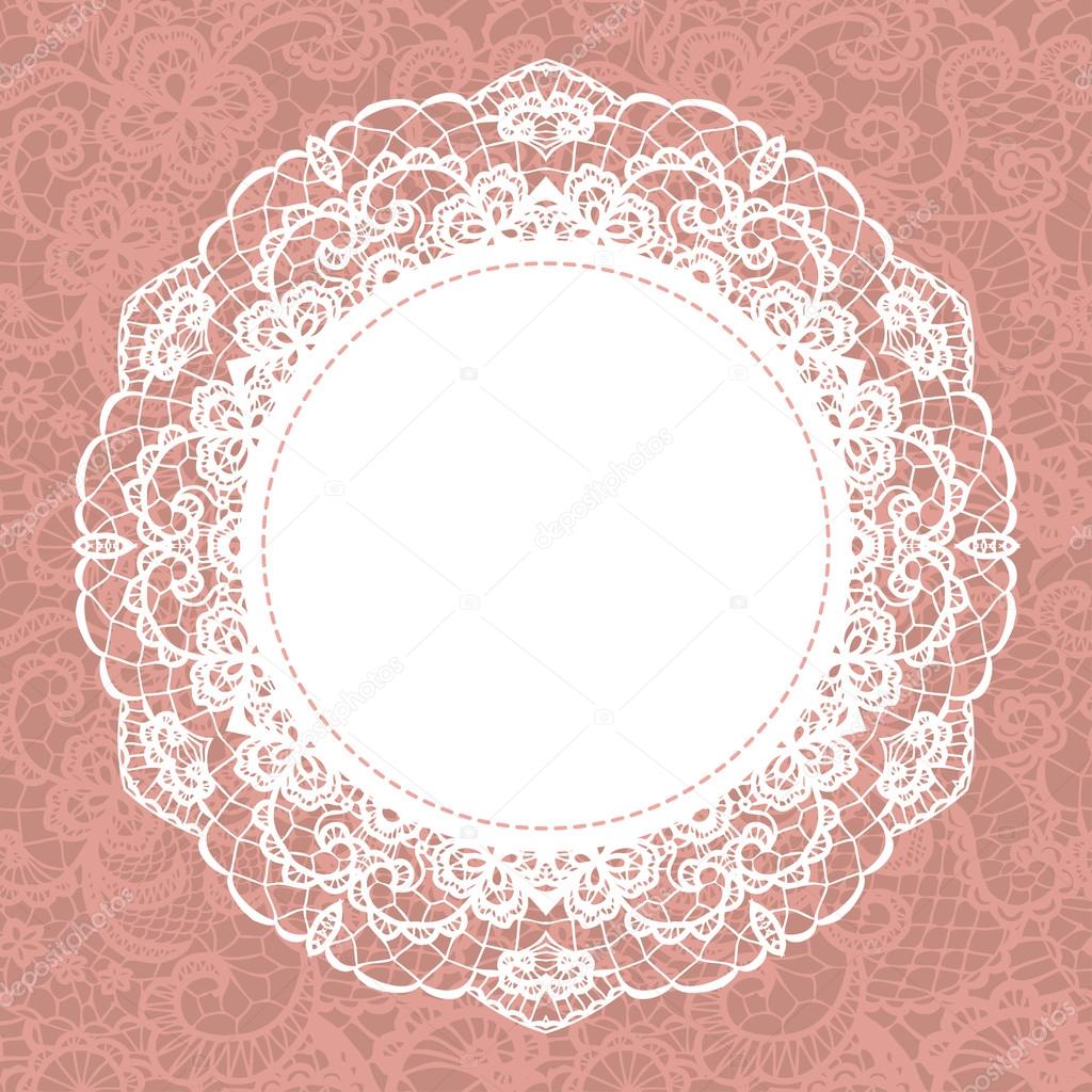 Elegant doily