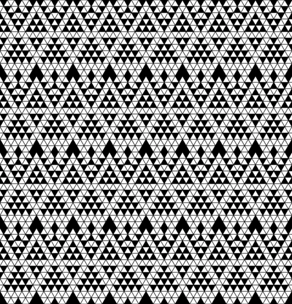 Tribal monochrome lace. — Stock Vector