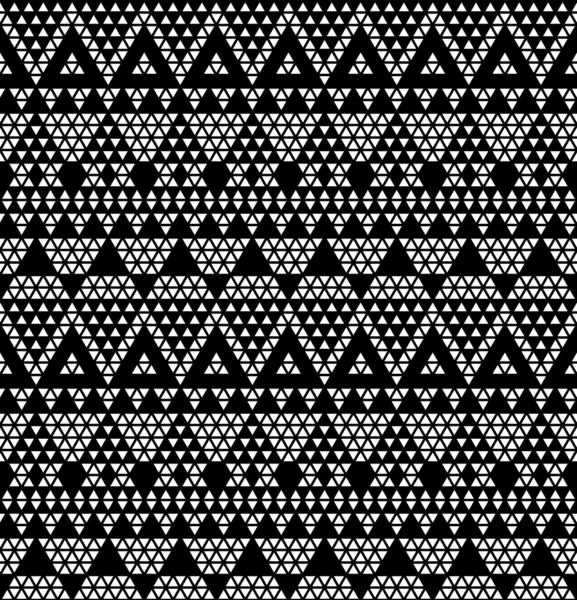 Tribal monochromic lace. — Stock Vector