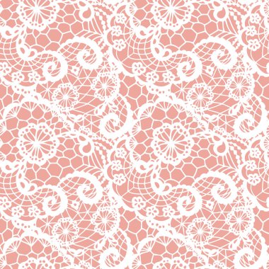 Çiçekli Dantel seamless modeli