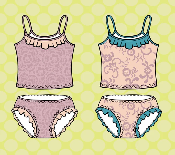 ilustração desenhada à mão de lingerie de renda. elemento de roupa íntima  feminina. vestuário feminino 18034090 Vetor no Vecteezy