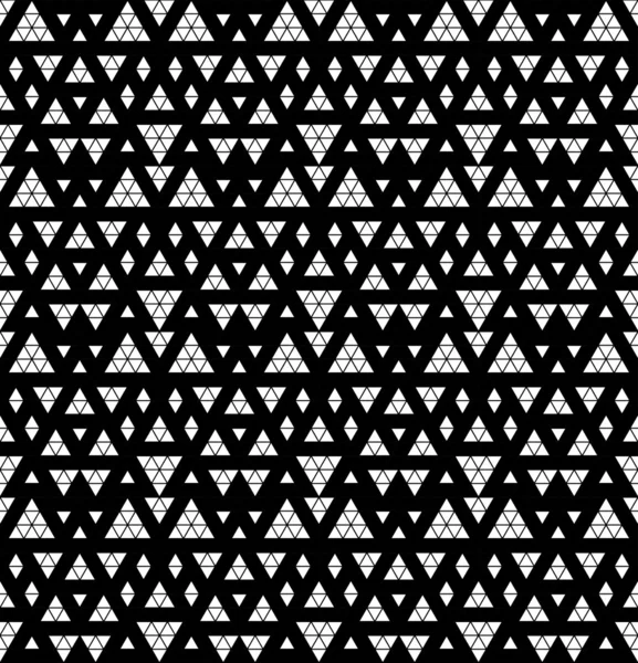 Tribal monochrome pattern — Stock Vector