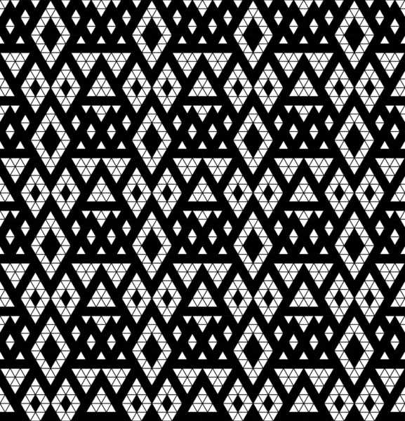 Texture tribale monochrome — Image vectorielle