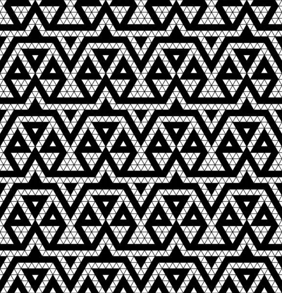 Tribal monochrome achtergrond — Stockvector