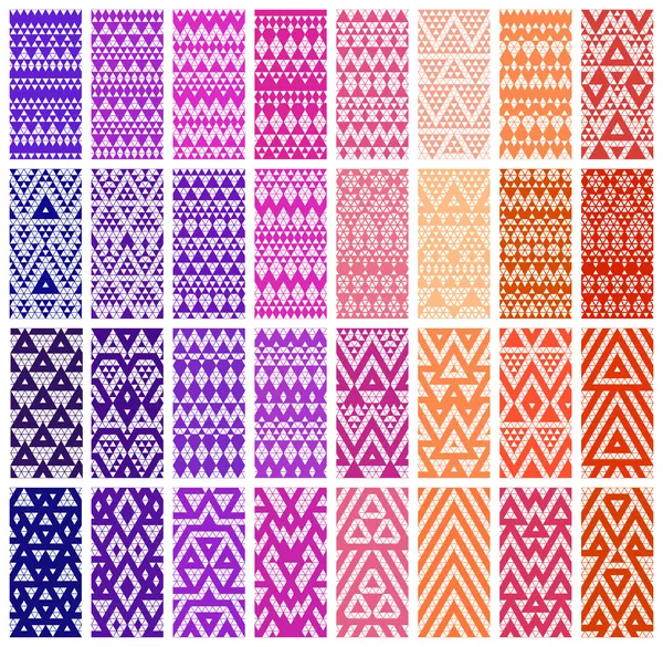 Tribal kant patronen — Stockvector