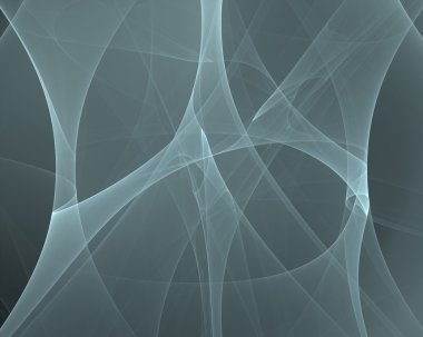 siyah arka plan üzerine soyut fractal