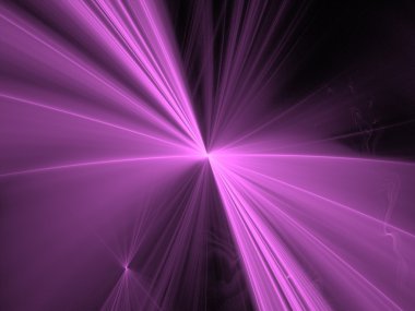 siyah arka plan üzerine soyut fractal