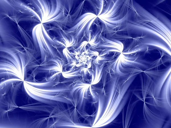 Abstrato fractal sobre o fundo preto — Fotografia de Stock