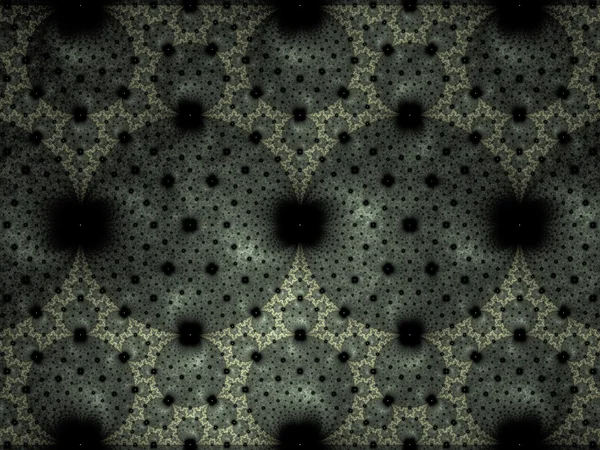 Абстрактный фрактал на черном фоне — стоковое фото