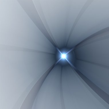 soyut fraktal beyaz zemin üzerine mavi